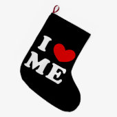 GRANDE CHAUSSETTE DE NOËL JE M'AIME (Devant (Accrochage))