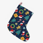 Grande Chaussette De Noël Jolly Jumble Christmas Stocking (Devant (Accrochage))