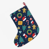 Grande Chaussette De Noël Jolly Jumble Christmas Stocking (Dos (Accrochage))