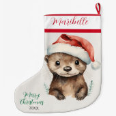 Grande Chaussette De Noël Jote Xmas Otter (Dos)