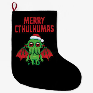 Grande Chaussette De Noël Joyeux Cthulhumas Saison