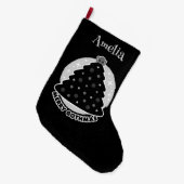 Grande Chaussette De Noël Joyeux Gothmas Personnalisé (Devant (Accrochage))
