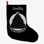 Grande Chaussette De Noël Joyeux Gothmas Personnalisé (Devant)
