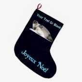 Grande Chaussette De Noël Joyeux Noё l - Sceau annelé (Devant (Accrochage))