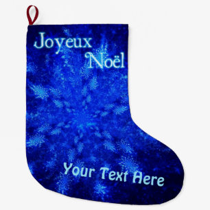 Grande Chaussette De Noël Joyeux Noё l - Snowburst