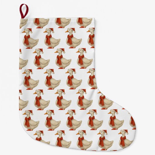 Grande Chaussette De Noël Joyeux Noël à ma dinde (Devant)
