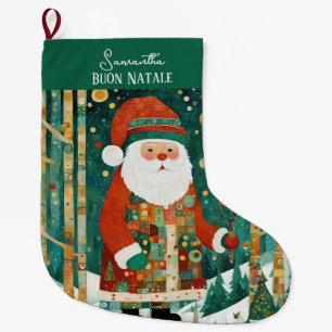 Grande Chaussette De Noël Joyeux Noël Christmas
