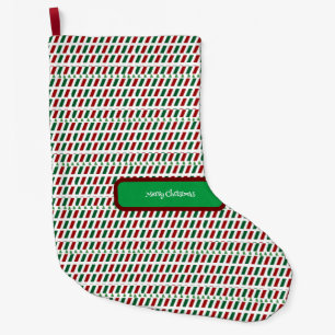 Grande Chaussette De Noël Joyeux Noël Elégant & Personnaliser moderne