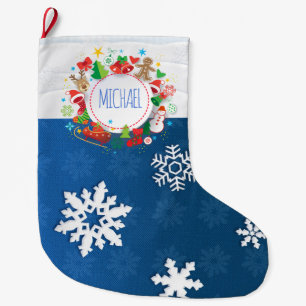 Grande Chaussette De Noël Joyeux Noël et bonne année ! Noël