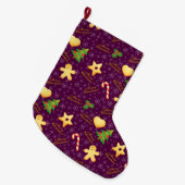 Grande Chaussette De Noël Joyeux Noël Stocker (Devant (Accrochage))