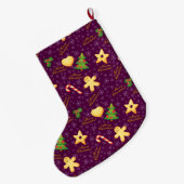 Grande Chaussette De Noël Joyeux Noël Stocker (Dos (Accrochage))