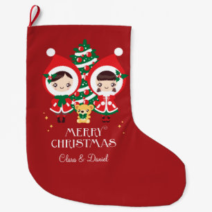 Grande Chaussette De Noël Kawaii Clara - Noël