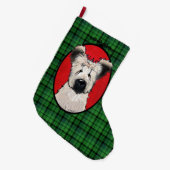 Grande Chaussette De Noël KiniArt Briard Noël Stocking (Devant (Accrochage))