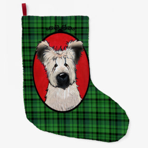Grande Chaussette De Noël KiniArt Briard Noël Stocking