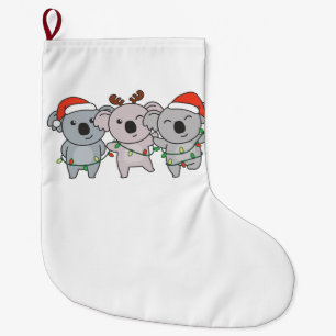Grande Chaussette De Noël Koala Christmas Animaux mignons Koalas Holiday