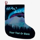 Grande Chaussette De Noël Kuvianak Innovia - Blue Aurora (Devant)