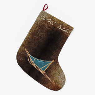 Grande Chaussette De Noël Kuvianak Innovia - Traîneau à chiens