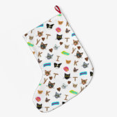 Grande Chaussette De Noël La collection Epic Cat Heads (Dos (Accrochage))