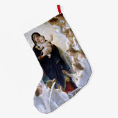 Grande Chaussette De Noël La Vierge aux anges par William Adolphe Bouguere (Dos (Accrochage))
