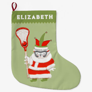 Grande Chaussette De Noël Lacrosse Féminin
