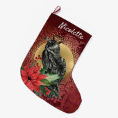 Grande Chaussette De Noël Le Raven King Gothic (Devant (Accrochage))
