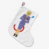 Grande Chaussette De Noël L'enseignant du mal (Devant (Accrochage))