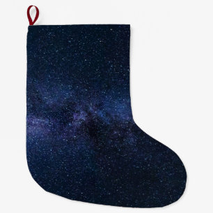 Grande Chaussette De Noël Les étoiles dans la voie lactée