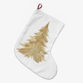 Grande Chaussette De Noël Les pins froids (Devant (Accrochage))