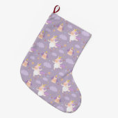 Grande Chaussette De Noël Licorne (Devant (Accrochage))