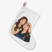 Grande Chaussette De Noël LinDy (GL pair) (Devant (Accrochage))