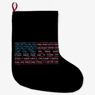 Grande Chaussette De Noël Liste 46 présidents américains des États-Unis s'am