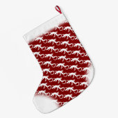Grande Chaussette De Noël Lizard Christmas Stocking Custom Reptile Stocking (Dos (Accrochage))