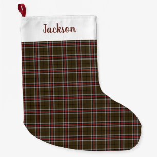 Grande Chaussette De Noël Loch Ness Scottish District Fashion Tartan Plaid