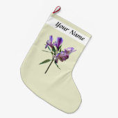 Grande Chaussette De Noël Lys péruvien violet (Devant (Accrochage))