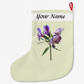 Grande Chaussette De Noël Lys péruvien violet (Dos)