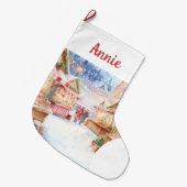 Grande Chaussette De Noël Magical Christmas Market (Devant (Accrochage))