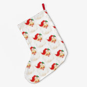 Grande Chaussette De Noël Magnifique Père Noël Christmas Stocking (Dos (Accrochage))