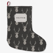 GRANDE CHAUSSETTE DE NOËL MÂLE D'AQUARELLE (Devant)