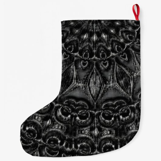 Grande Chaussette De Noël Mandala (Dos)