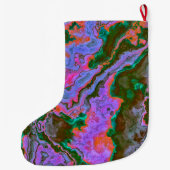 Grande Chaussette De Noël Marbre aigre (Dos)