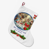 Grande Chaussette De Noël Mère Marie (Devant (Accrochage))