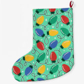 Grande Chaussette De Noël Merry & Bright Lights (Dos)