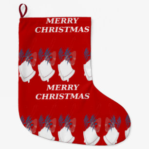 Grande Chaussette de Noël "Merry Christmas" 