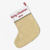 Grande Chaussette De Noël Mesdames Golfer (Dos (Accrochage))