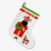 Grande Chaussette De Noël mexicain personnalisé (Devant (Accrochage))