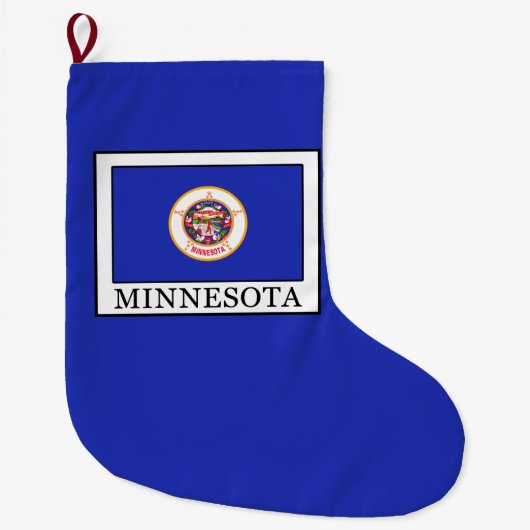 Grande Chaussette De Noël Minnesota (Devant)