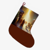 Grande Chaussette De Noël Miracle de Noël 1 (Devant (Accrochage))
