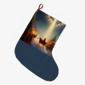 Grande Chaussette De Noël Miracle de Noël 4 (Devant (Accrochage))