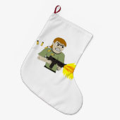 Grande Chaussette De Noël mitrailleuse (Devant (Accrochage))