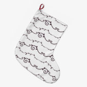 Grande Chaussette De Noël modèle tourbillon (Devant (Accrochage))